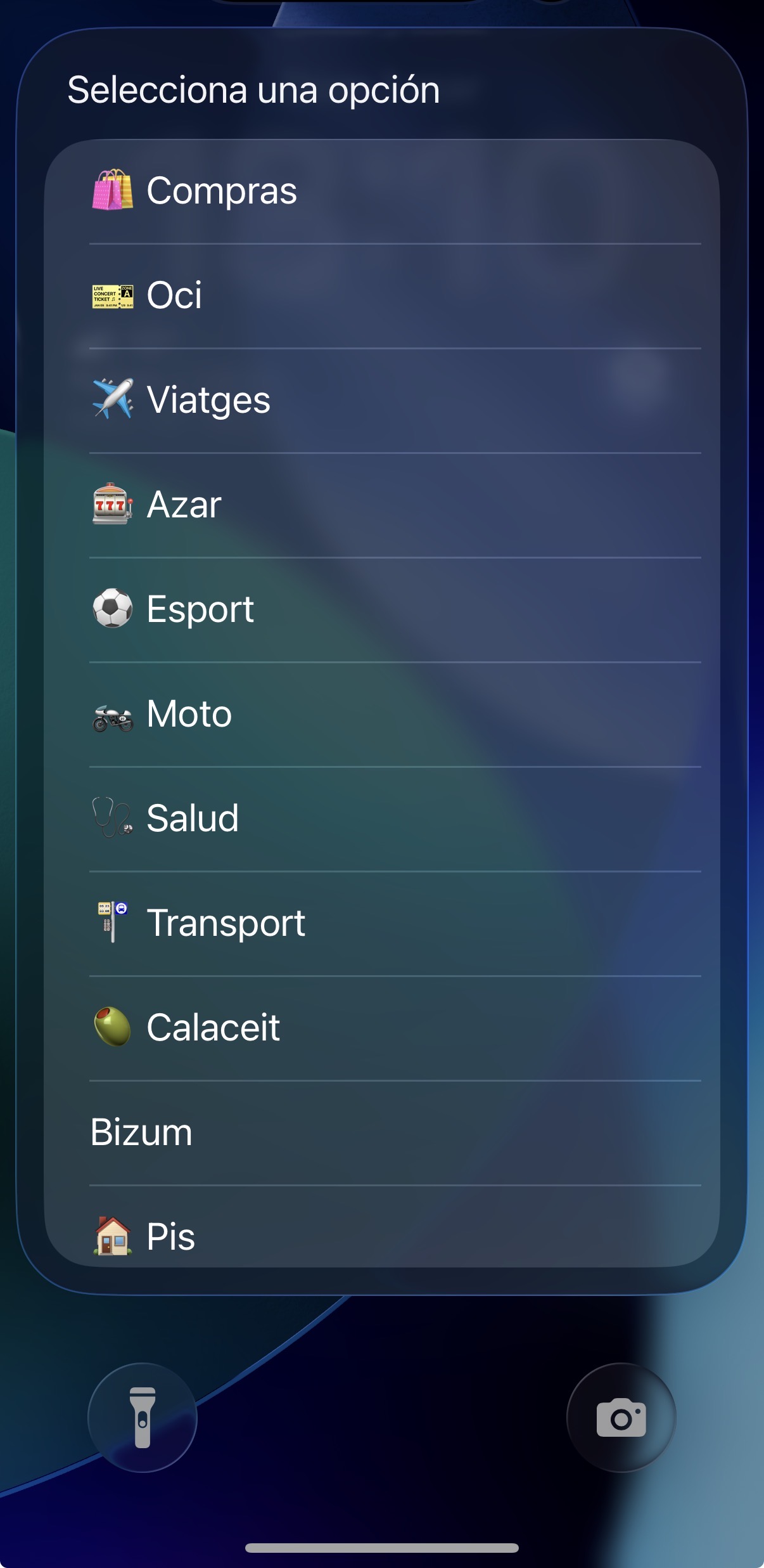 Atajo para iPhone